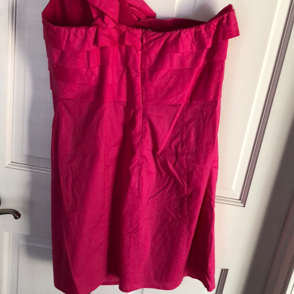 Lulus • One Shoulder Ruffle Dress - Picture 6 of 7